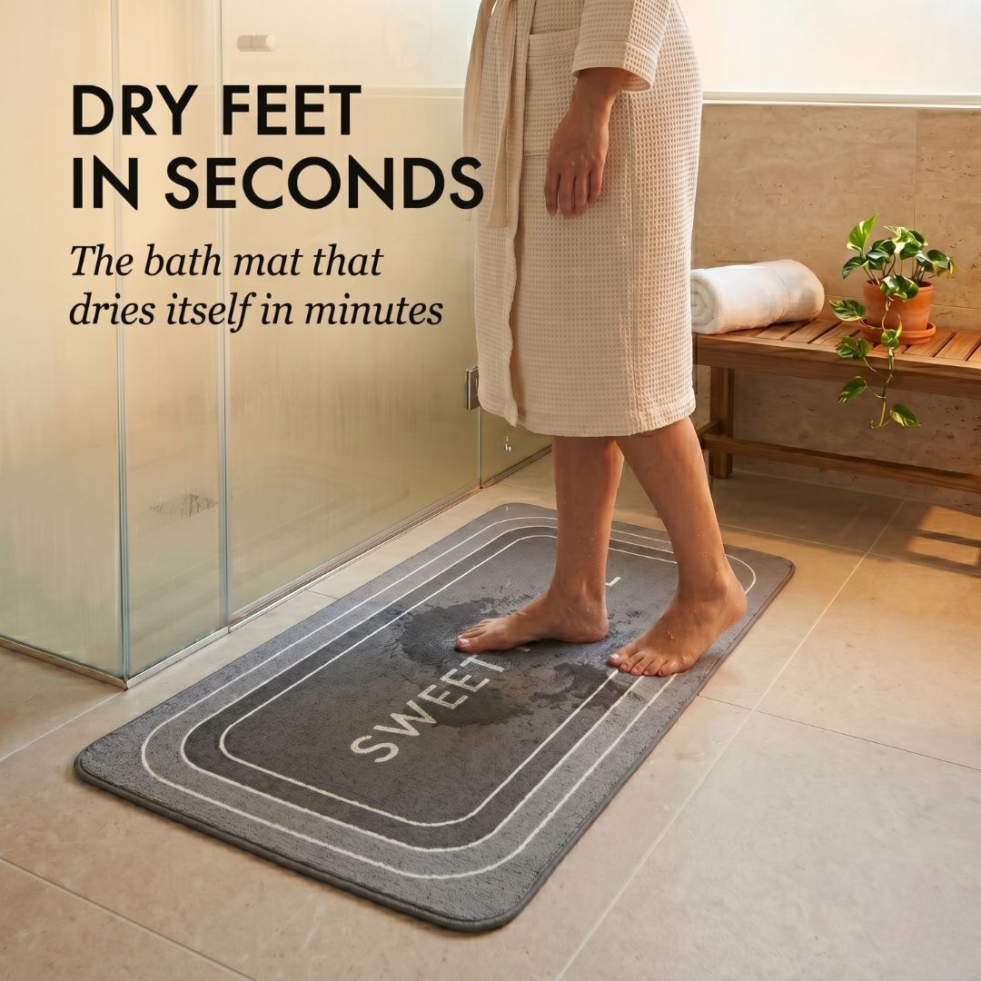 Ashcove™ – Non-Slip Super-Absorbent Quick-Dry Bath &amp; Kitchen Mat + 50% OFF