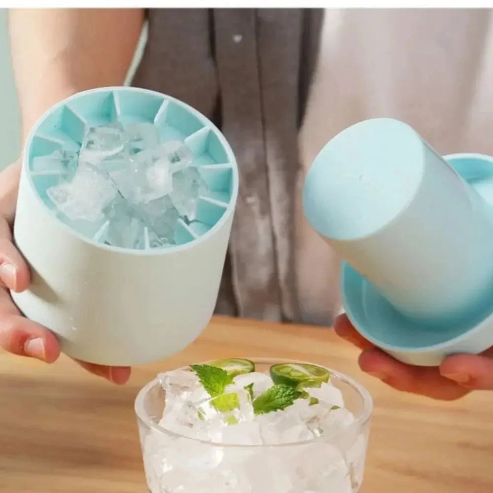 Chillforge™ – Press-to-Pop Silicone Ice Cube Maker Cup + 50% OFF