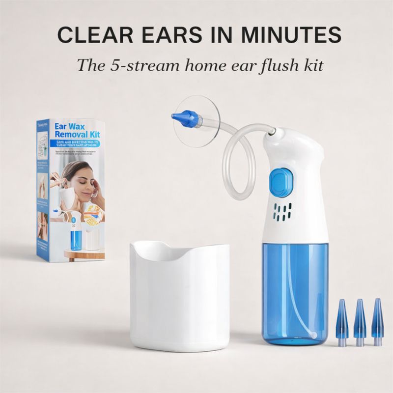 Pulseflow™ – 5-Stream Ear Wax Removal &amp; Irrigation Kit + 50% OFF
