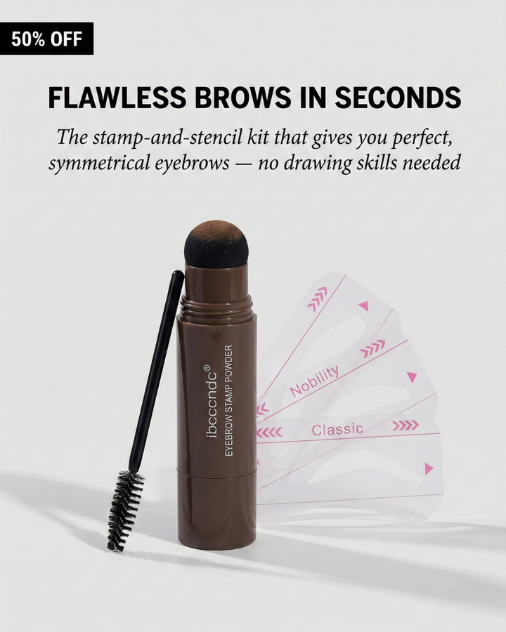 The Perfect Brow Stamp Kit - Flawless Brows in Minutes + 50% OFF
