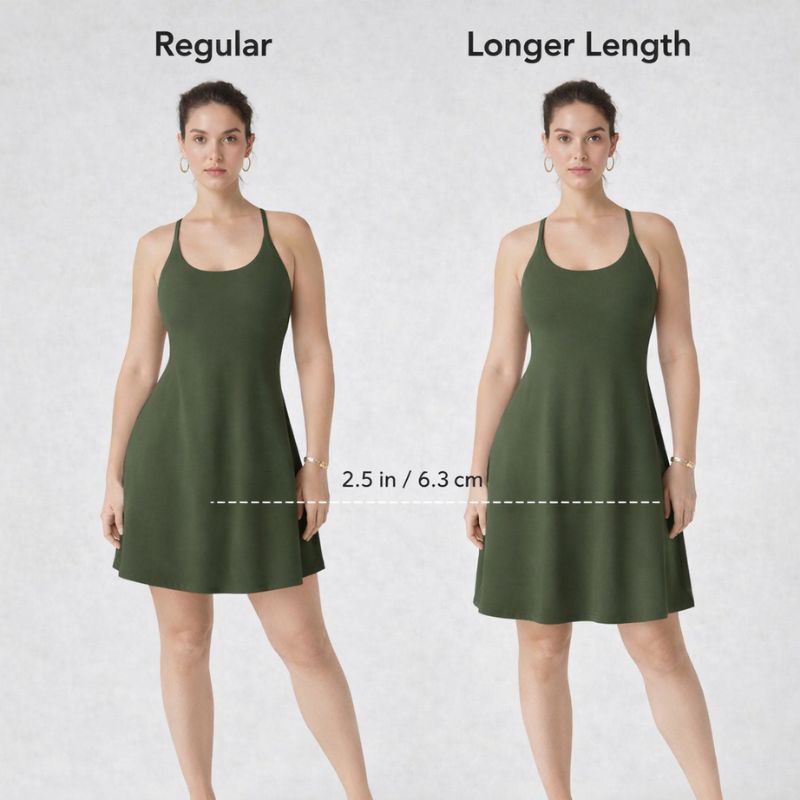 Glidform™ – Built-In Shorts, Pockets &amp; Bra Support Athletic Dress + 50% OFF
