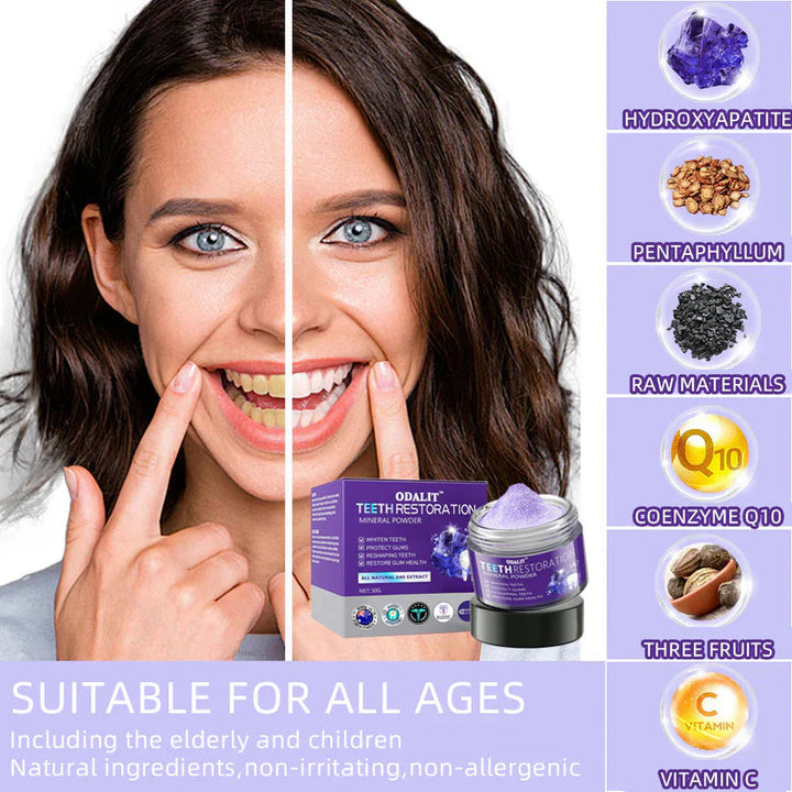 The RestoreGum Mineral Powder - Dentist-Approved, TGA Recommended for Gum &amp; Tooth Repair + 50% OFF