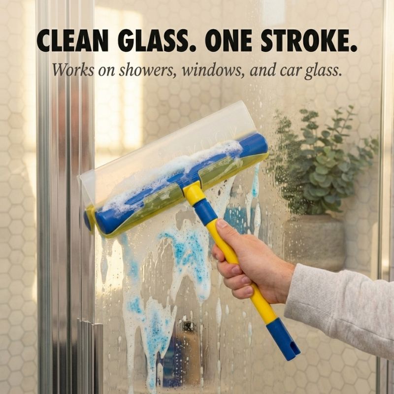 Clarepane™ – 3-in-1 Streak-Free Window Squeegee &amp; Cleaning Set + 50% OFF