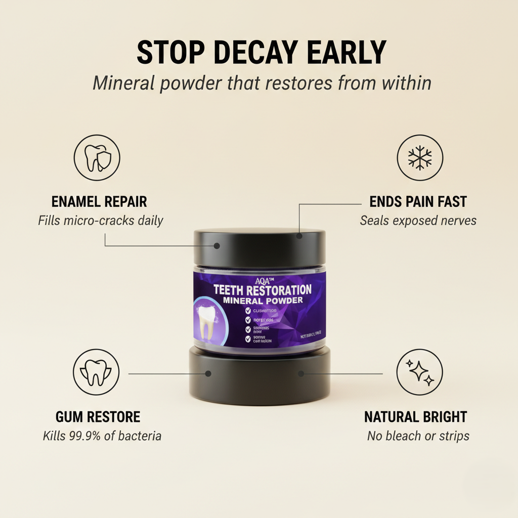 Bio-Restore Powder - Rebuild Your Teeth Naturally. + 50% OFF