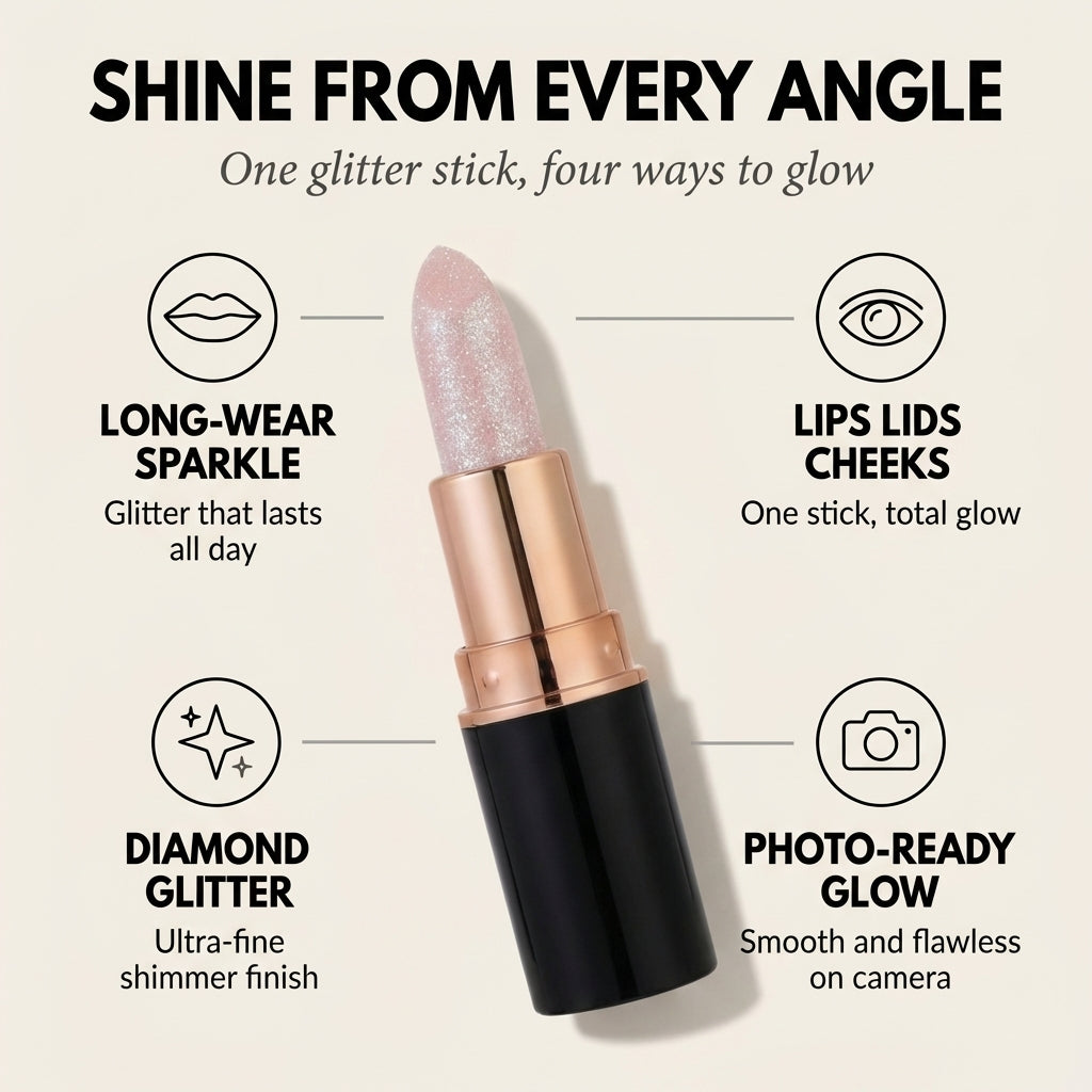 1 + 1 Free - Diamond Lips: Dazzling Glitter, Lasting Confidence