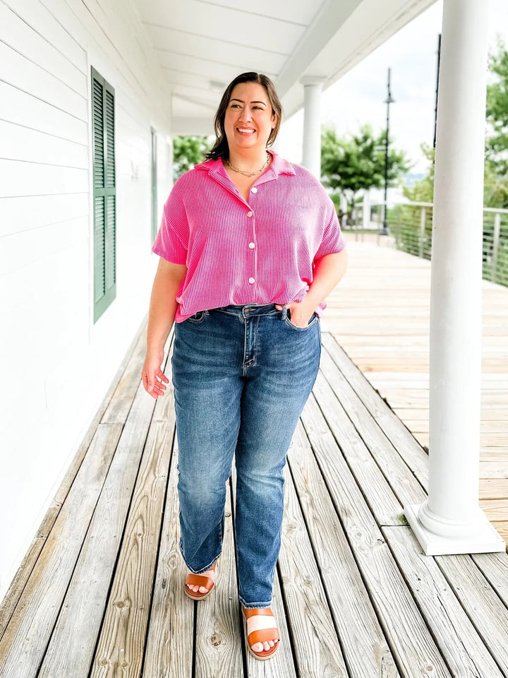 Curvelle™ – High-Stretch Tummy Control Bootcut Jeans + 50% OFF