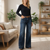 Hemworth™ – Vintage Stretch Flare Jeans for Women - 50% OFF