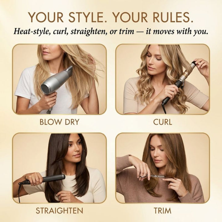Tresselle™ – Layered Curtain Bangs Hair Topper + 50% OFF