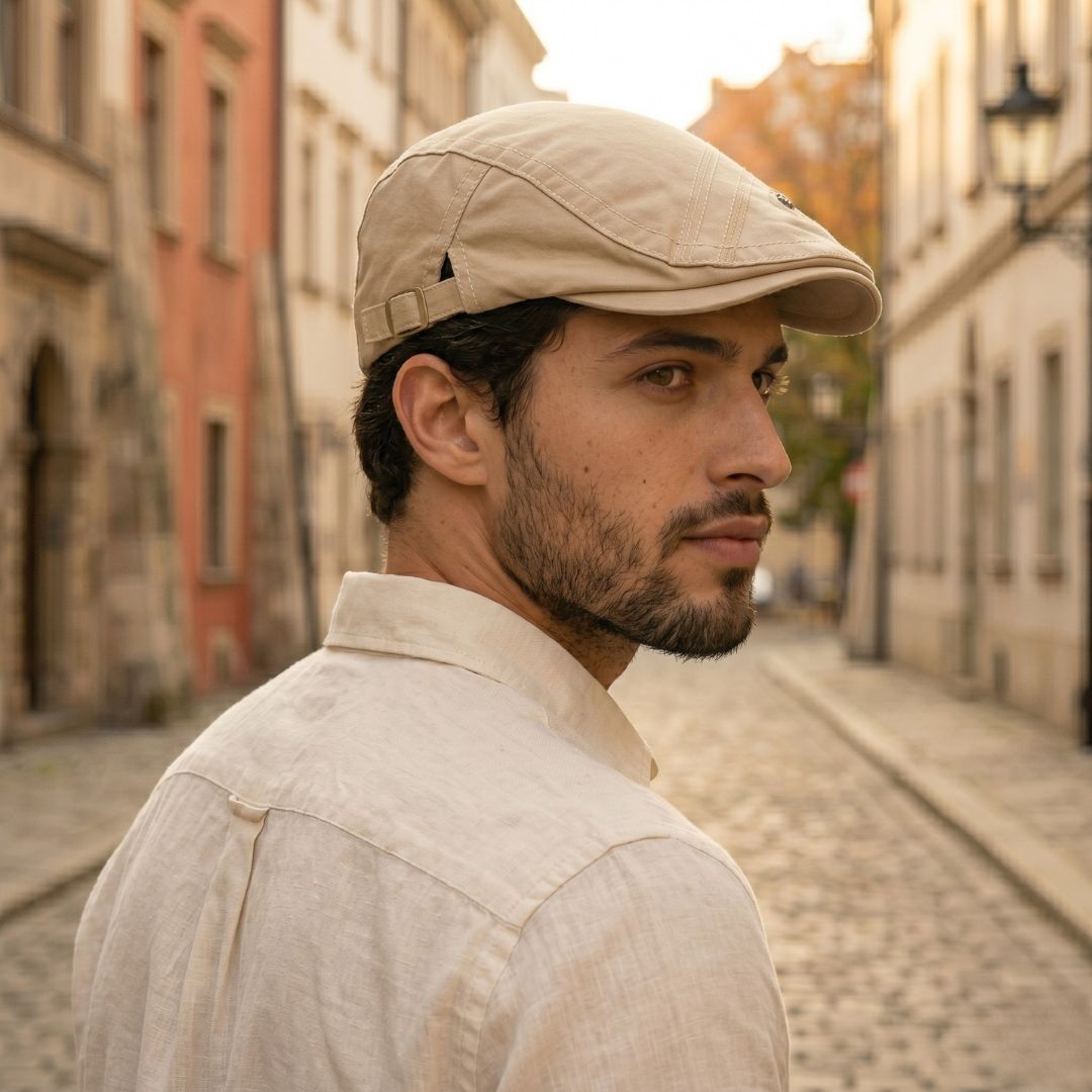 Tweedmoor™ – Breathable Cotton Heritage Flat Cap with Adjustable Buckle Fit + 50% OFF