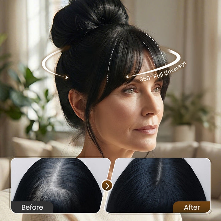 The AuraSilk Seamless Hair Topper — Lightweight &amp; Invisible Confidence + 50% OFF