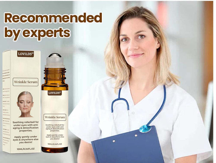 The AuraSmooth Wrinkle Serum – Soothing Rollerball with Anti-Aging Properties + 50% OFF