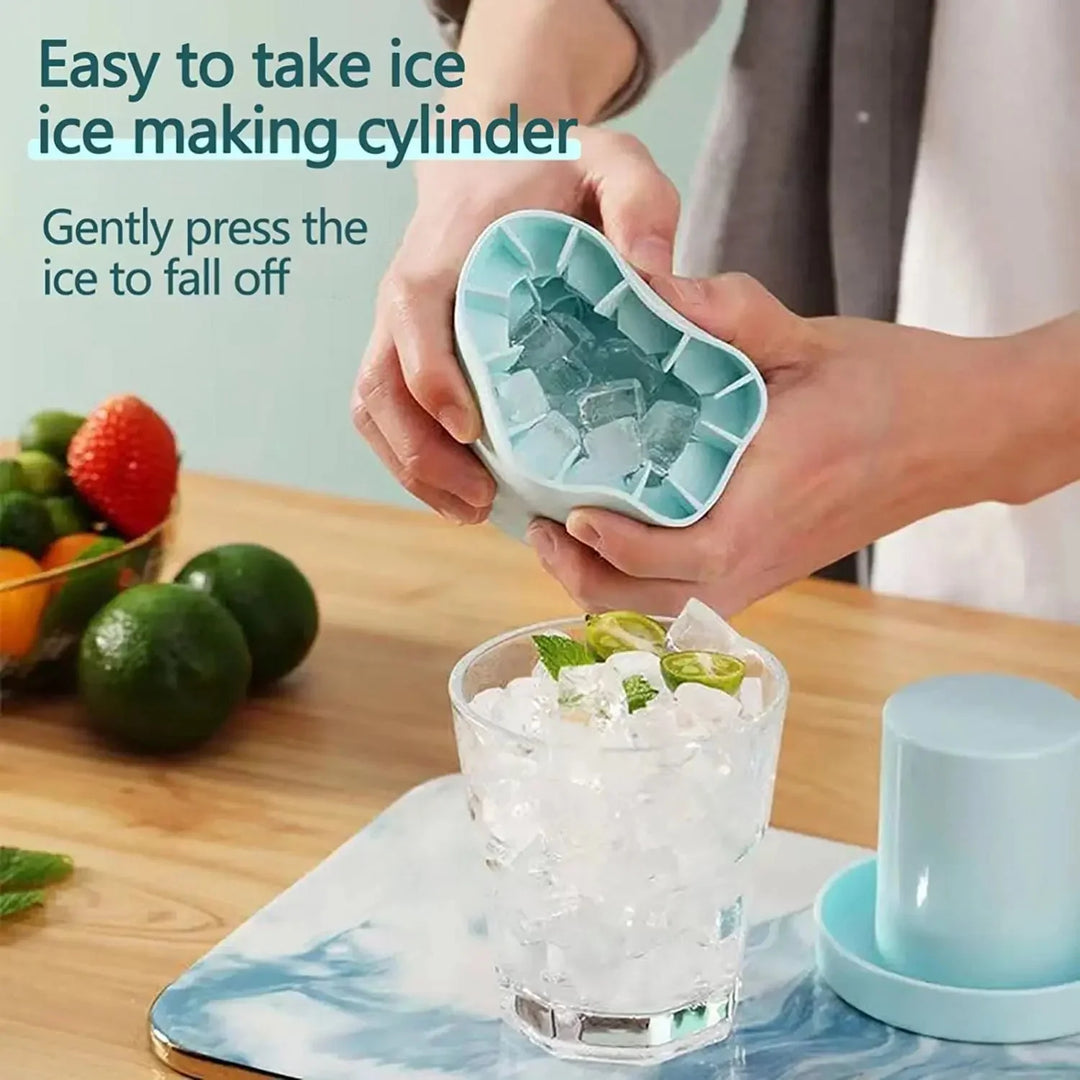 Chillforge™ – Press-to-Pop Silicone Ice Cube Maker Cup + 50% OFF