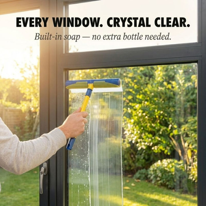 Clarepane™ – 3-in-1 Streak-Free Window Squeegee &amp; Cleaning Set + 50% OFF