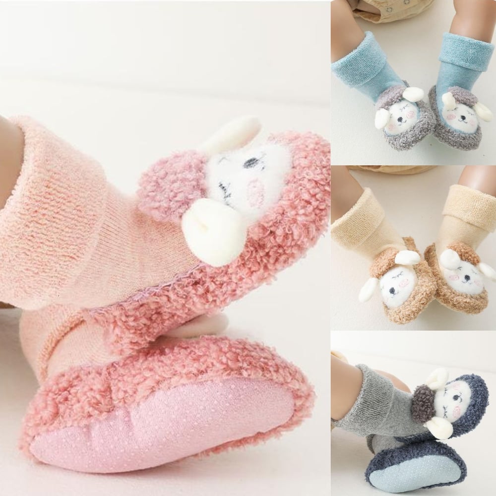 Baby Cartoon Plush Cotton Toddler Shoes – Keep Little Feet Warm, Safe &amp; Adorable – 50% OFF