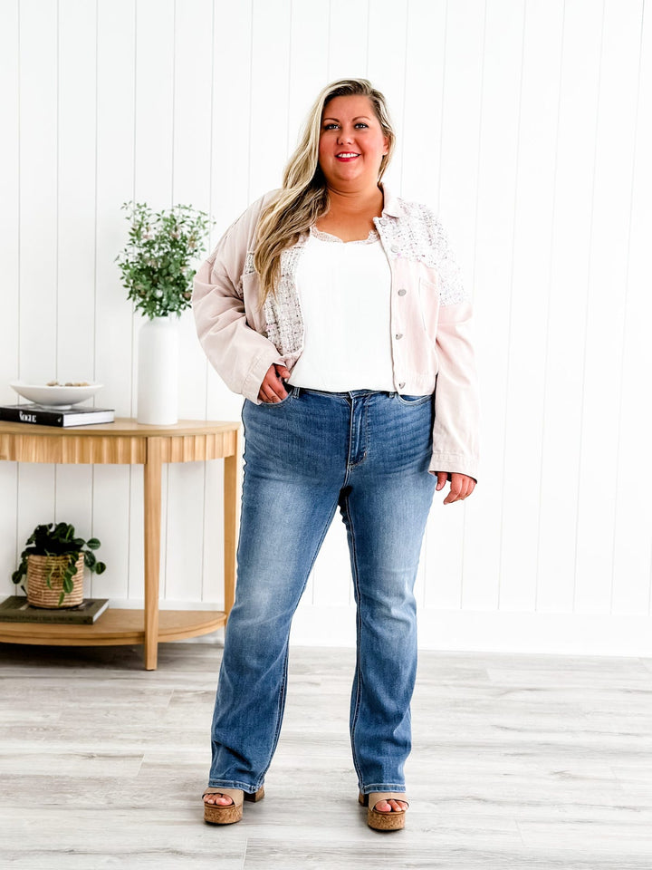 Curvelle™ – High-Stretch Tummy Control Bootcut Jeans + 50% OFF