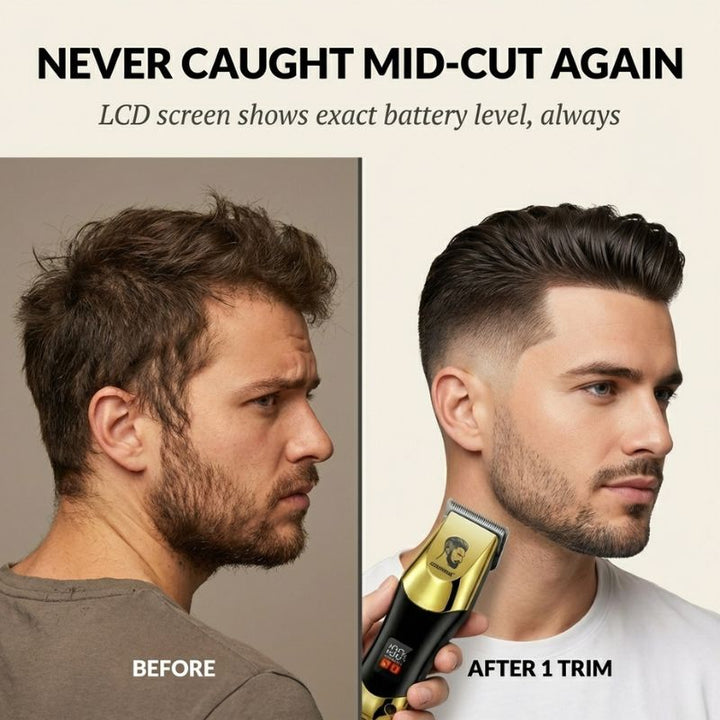 Bladwick™ – LCD Display, Stainless Steel Men&