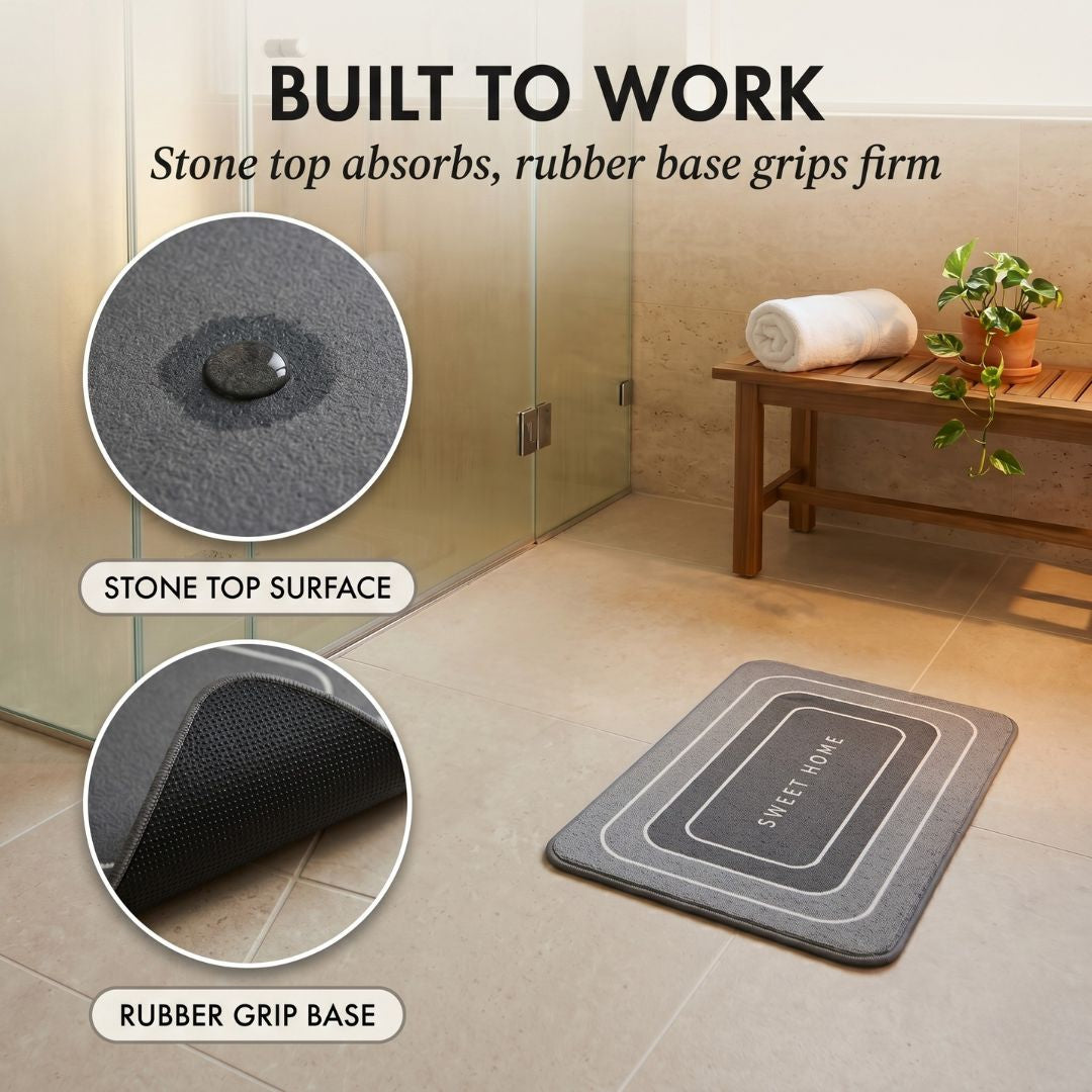 Ashcove™ – Non-Slip Super-Absorbent Quick-Dry Bath &amp; Kitchen Mat + 50% OFF