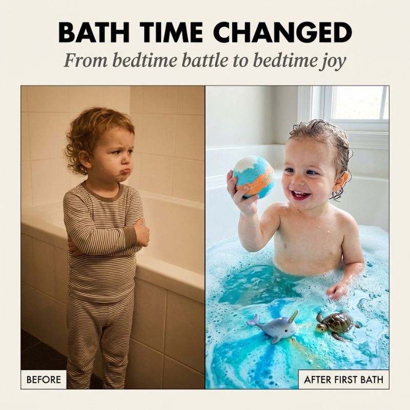 Coralbloom™ – Kids Bath Bomb Gift Set with Surprise Sea Animal Toys, 12-Pack + 50% OFF
