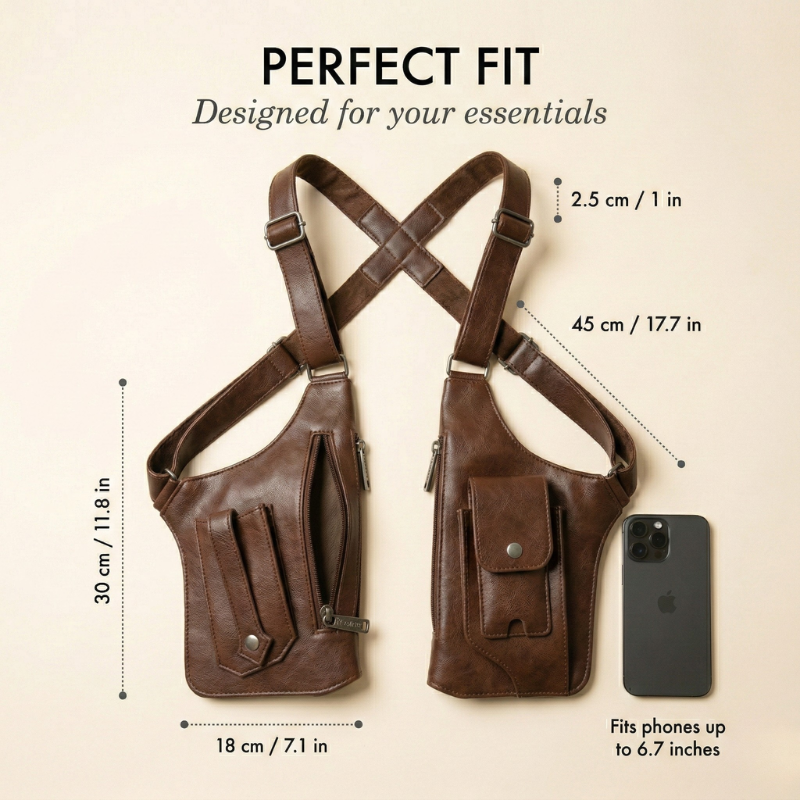 Rivett™ – Premium Leather Underarm Holster Bag + 50% OFF