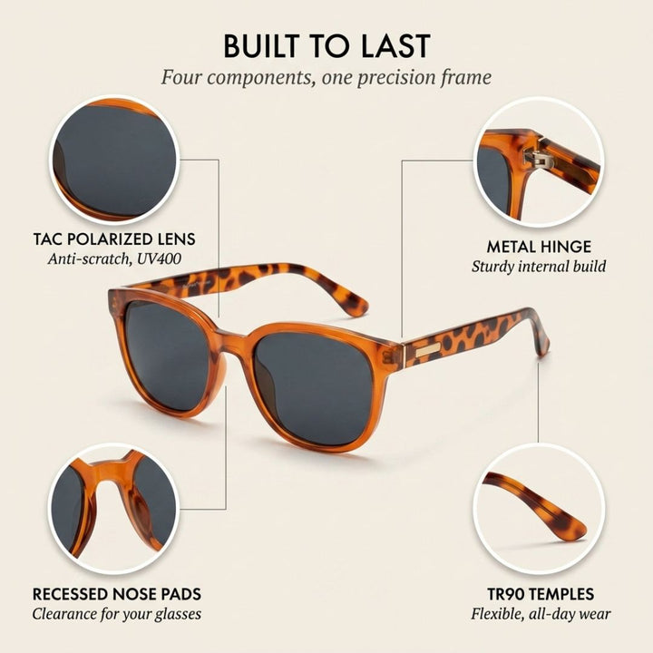 Solenne™ – Polarized UV400 Fit-Over Cat-Eye Sunglasses + 1+1 FREE