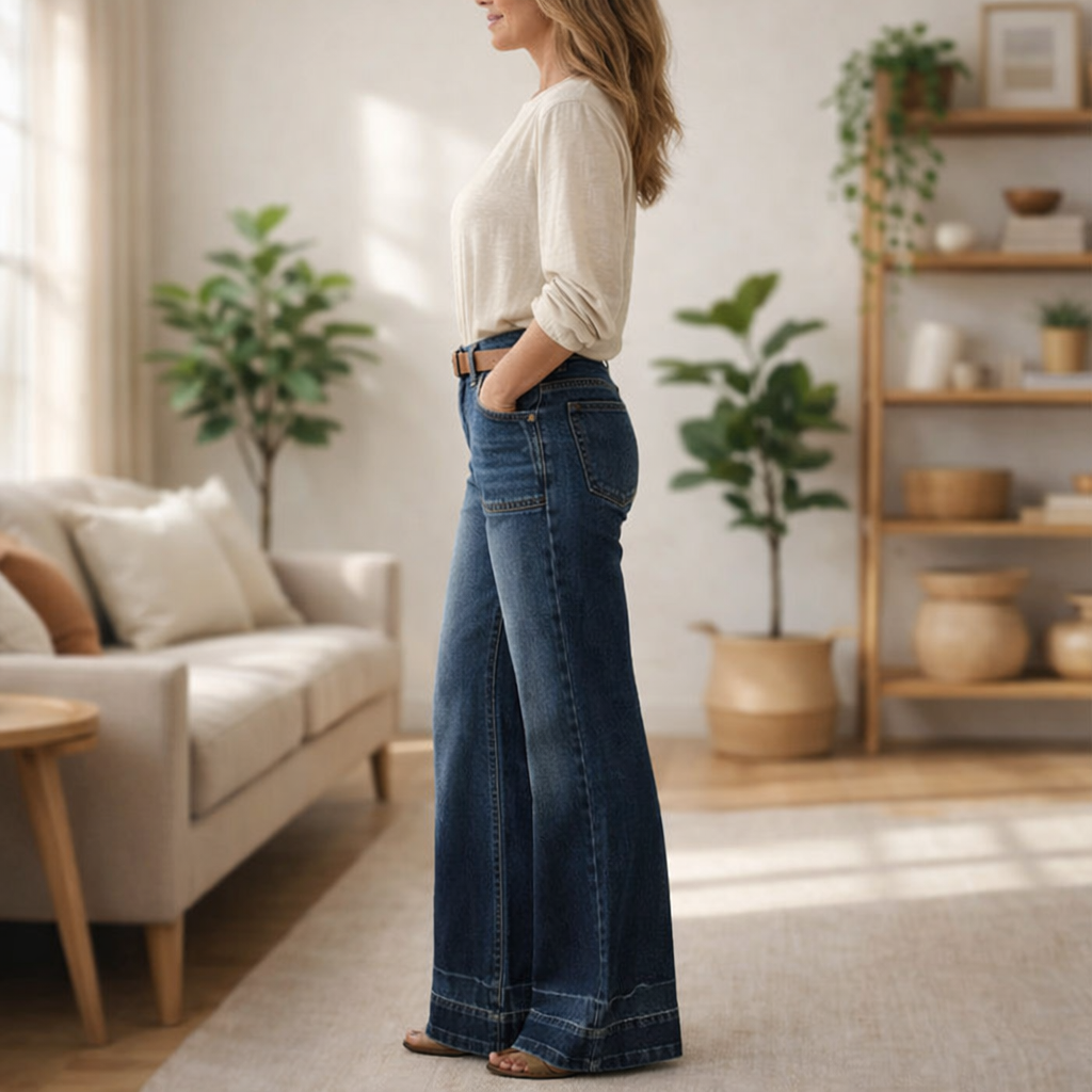 Hemworth™ – Vintage Stretch Flare Jeans for Women - 50% OFF