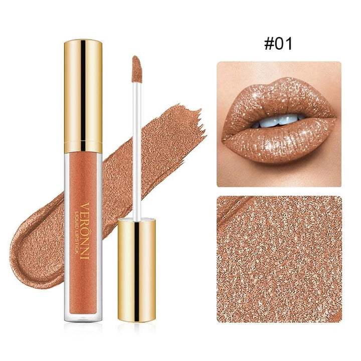 DiamondShine Liquid Lipstick - 16-Hour Shine, All-Day Comfort - 1+1 FREE