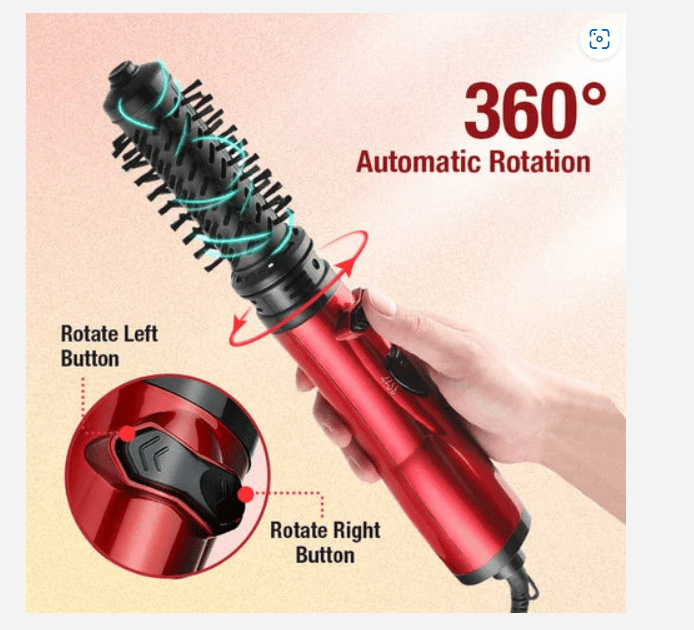 2-in-1 Hot Air Styler and Rotating Hair Dryer – Style, Volumize &amp; Dry with Salon Precision at Home - 50% OFF