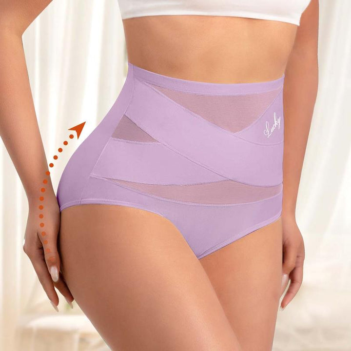 Silhova – High-Waist Cross-Compression Tummy Control Panties + 1+1  FREE