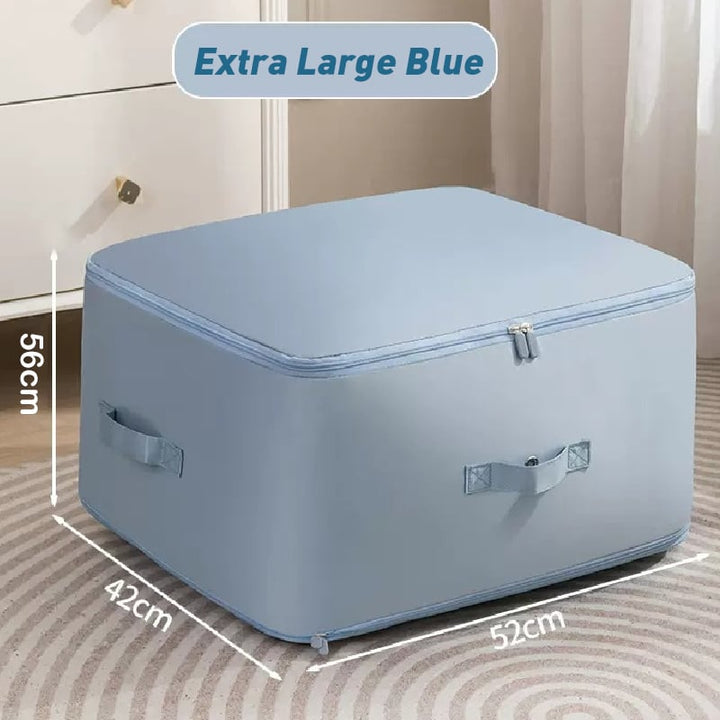 The AuraMax Compression Organizer - Ultra Space Saving, Self-Compression, and Large Khaki Size + 50% OFF