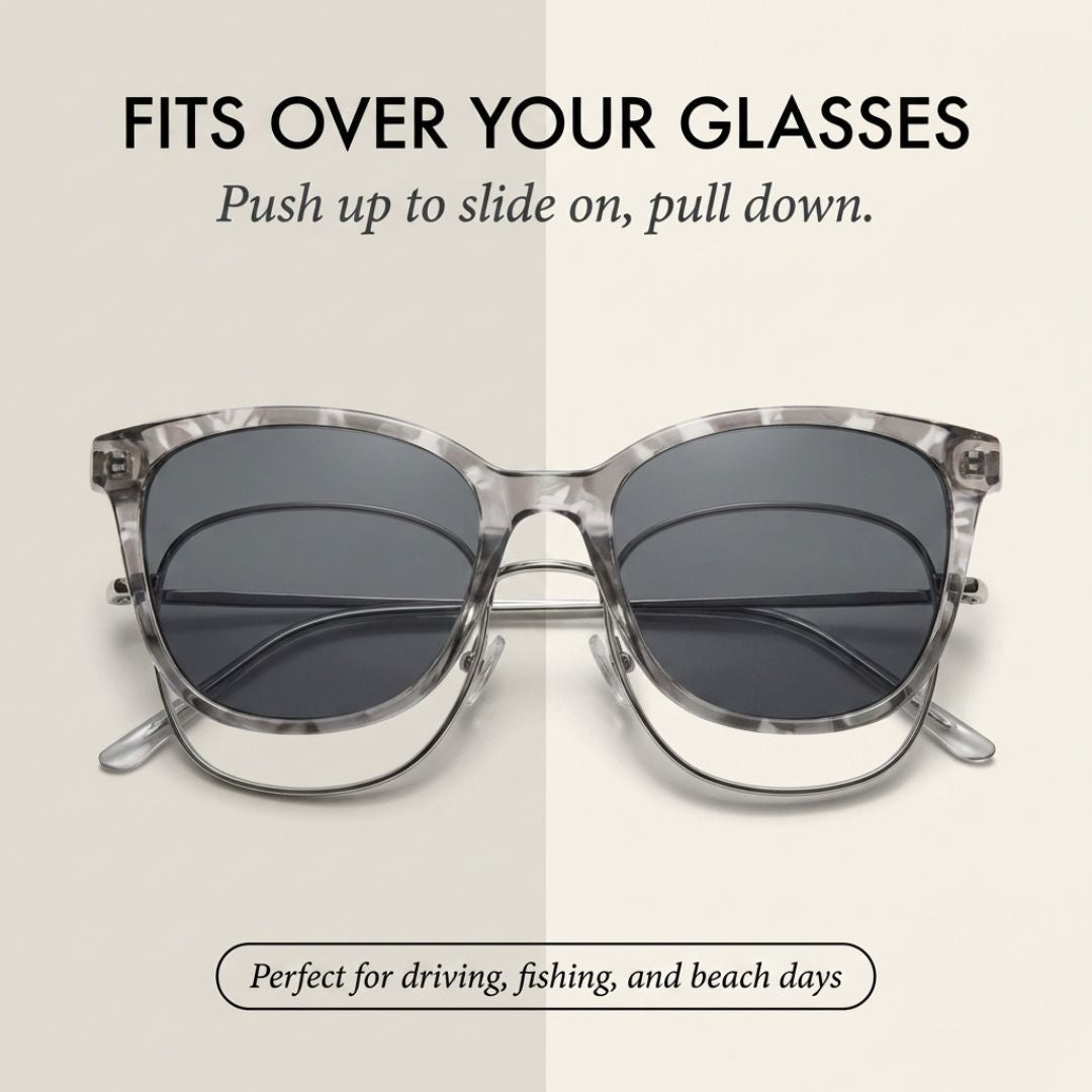 Solenne™ – Polarized UV400 Fit-Over Cat-Eye Sunglasses + 1+1 FREE