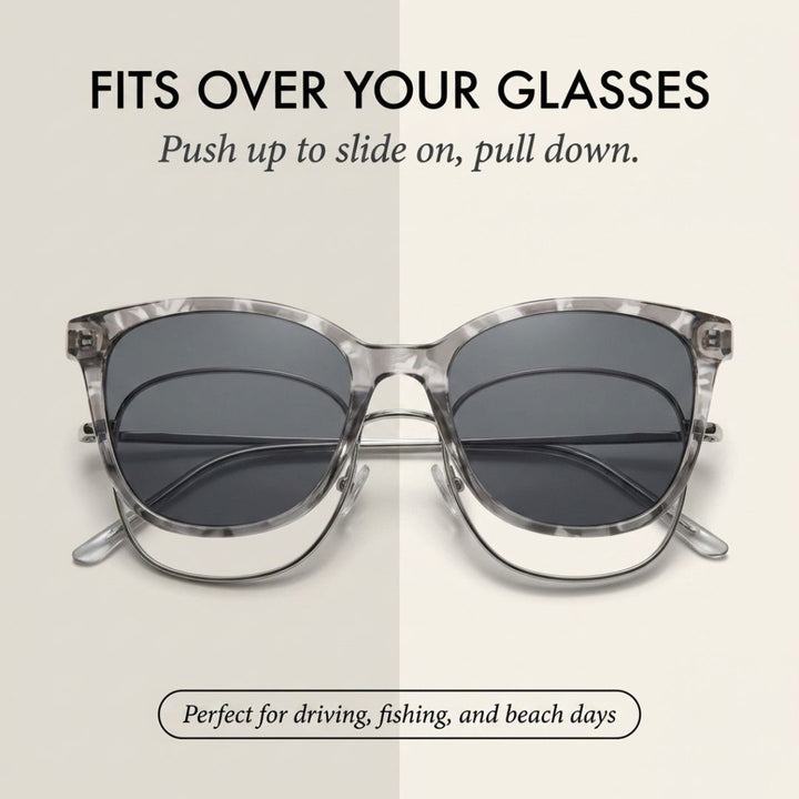 Solenne™ – Polarized UV400 Fit-Over Cat-Eye Sunglasses + 1+1 FREE