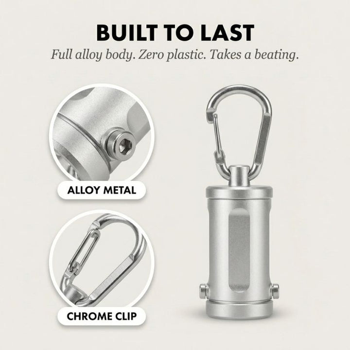Arcvolt™ – 1200LM 3-in-1 Mini Keychain Flashlight with Power Bank + 50% OFF