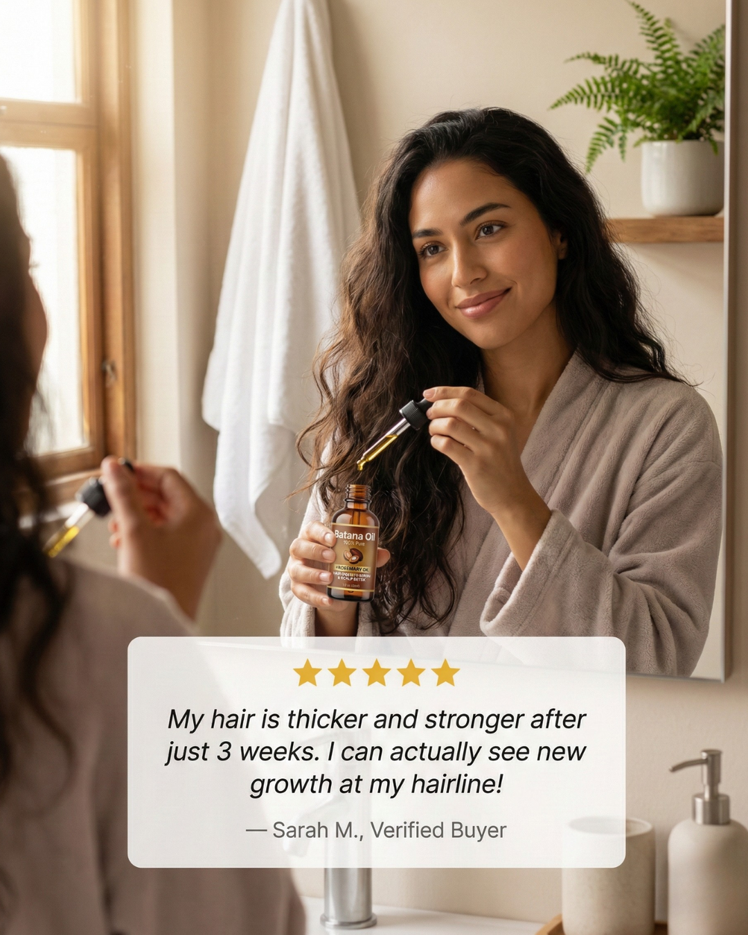The AuraRoot Batana Oil — 100% Pure Formula for Natural Hair Growth - 50% OFF