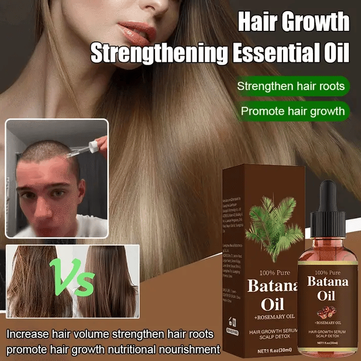 The AuraRoot Batana Oil — 100% Pure Formula for Natural Hair Growth - 50% OFF