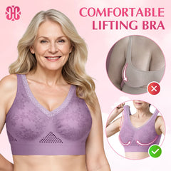 AuraForm Cotton Lift Bra – Natural Comfort, Effortless Support