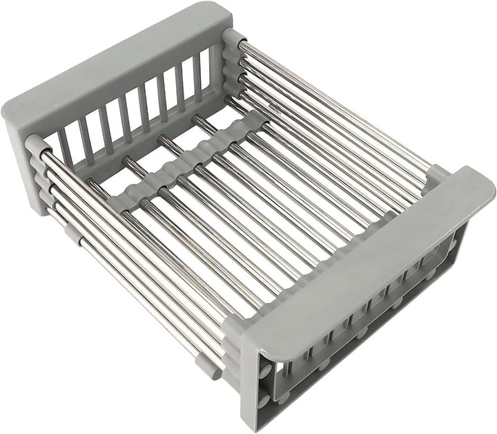 Basinwell™ – Expandable Stainless Steel Over-Sink Dish Drainer &amp; Produce Rack + 50% OFF