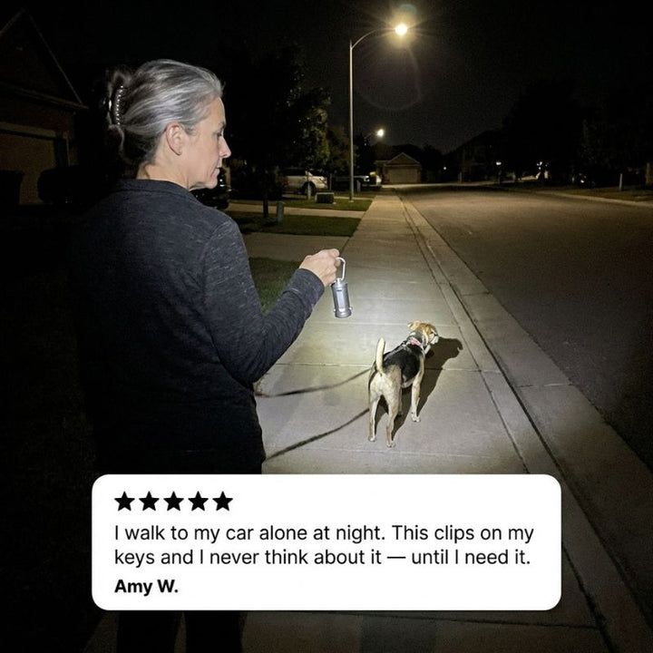 Arcvolt™ – 1200LM 3-in-1 Mini Keychain Flashlight with Power Bank + 50% OFF