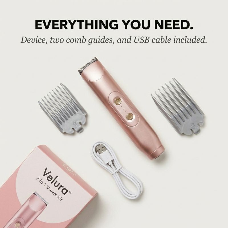 Velura™ – 2-in-1 Dual-Head Electric Shaver &amp; Trimmer for Women + 50% OFF