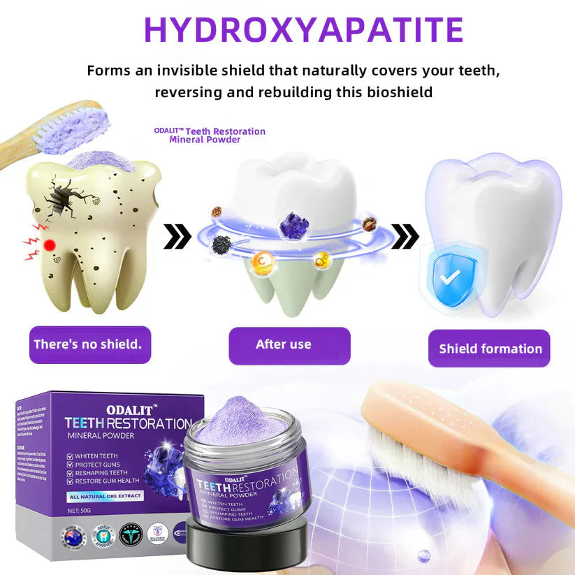 The RestoreGum Mineral Powder - Dentist-Approved, TGA Recommended for Gum &amp; Tooth Repair + 50% OFF