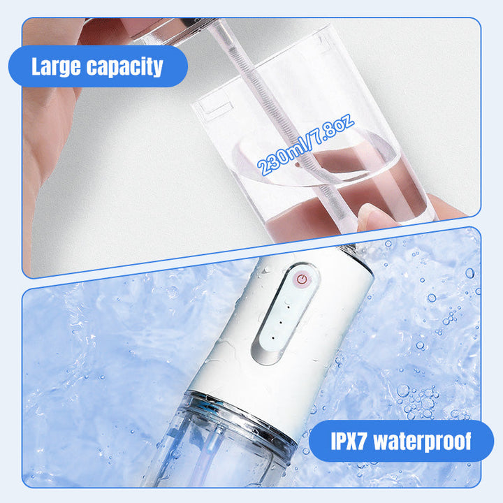 Pulsera™ – Cordless Water Flosser with 3 Modes &amp; 4 Precision Jet Tips + 50% OFF