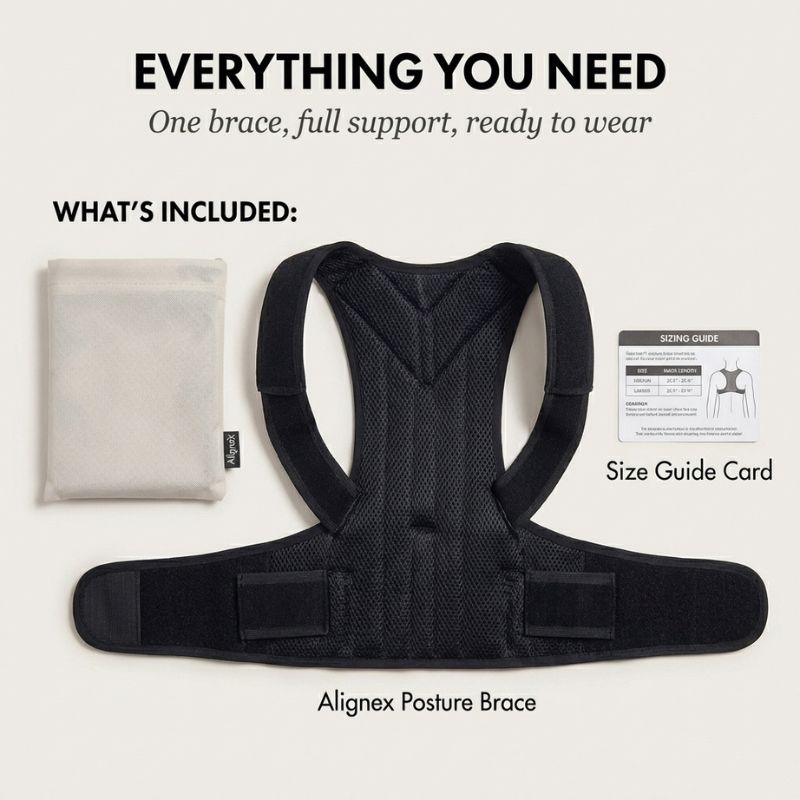 Alignex™ – Dual-Zone Back &amp; Posture Support Brace for Men &amp; Women + 50% OFF