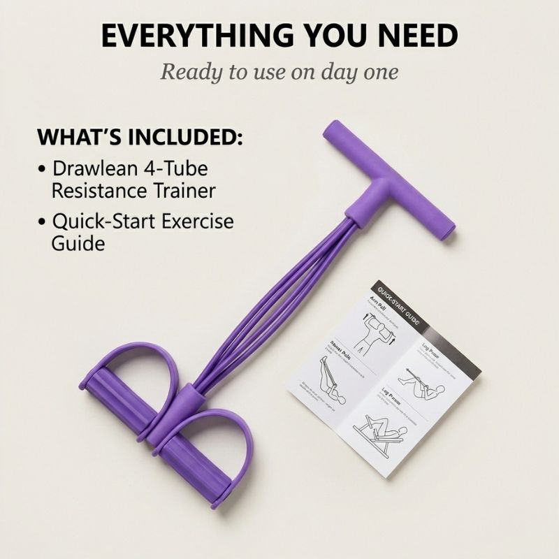 Drawlean™ – 4-Tube Core &amp; Full Body Resistance Trainer + 50% OFF