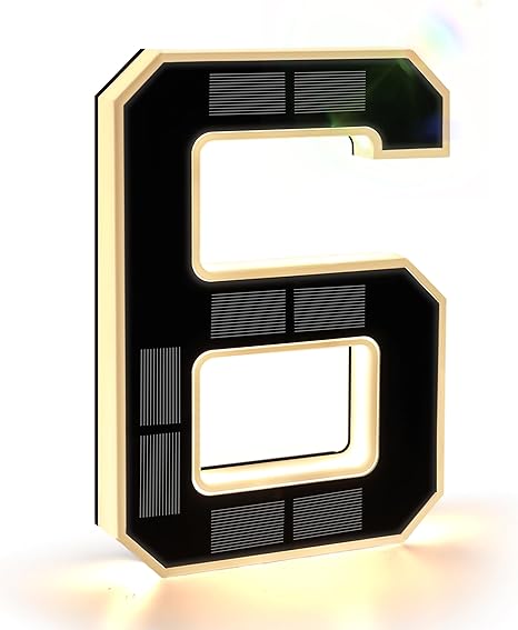 SolarGlow Address Sign - Be Seen, Be Safe - 50% OFF