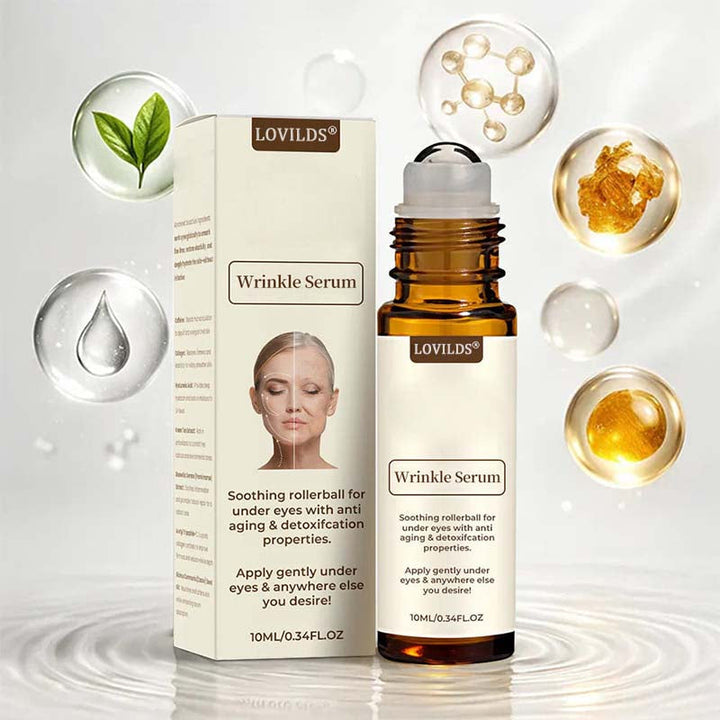 The AuraSmooth Wrinkle Serum – Soothing Rollerball with Anti-Aging Properties + 50% OFF