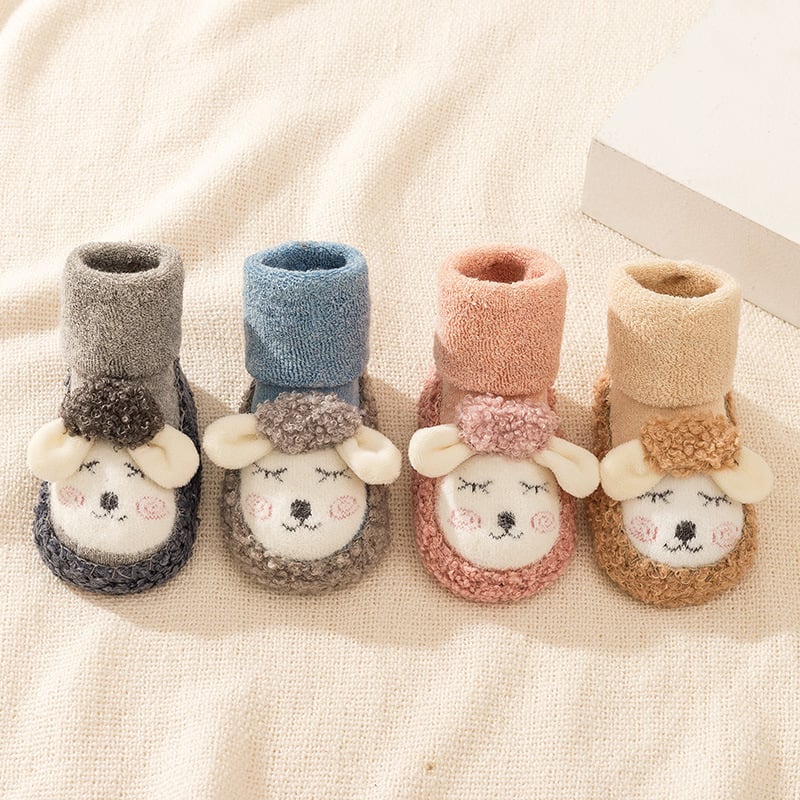 Baby Cartoon Plush Cotton Toddler Shoes – Keep Little Feet Warm, Safe &amp; Adorable – 50% OFF