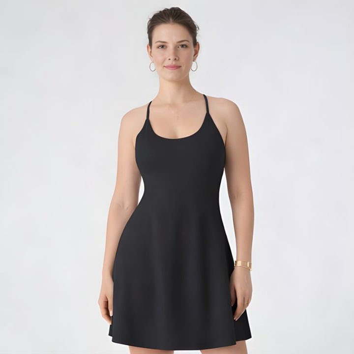Glidform™ – Built-In Shorts, Pockets &amp; Bra Support Athletic Dress + 50% OFF