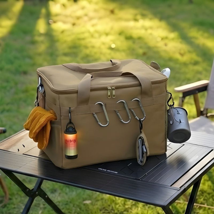 Ridgecache™ – Waterproof Foldable Camping Gear Organizer Bag + 50% OFF