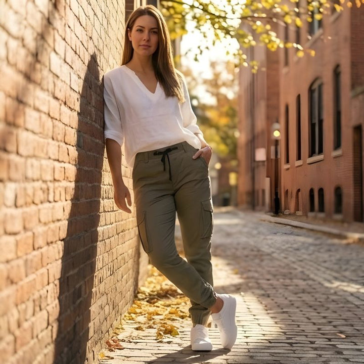 Terrova™ – Flattering Multi-Pocket Cargo Jogger Pants for Women + 50% OFF