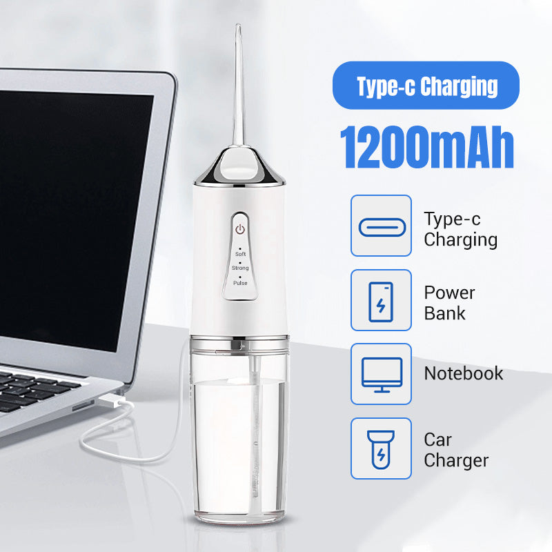 Pulsera™ – Cordless Water Flosser with 3 Modes &amp; 4 Precision Jet Tips + 50% OFF