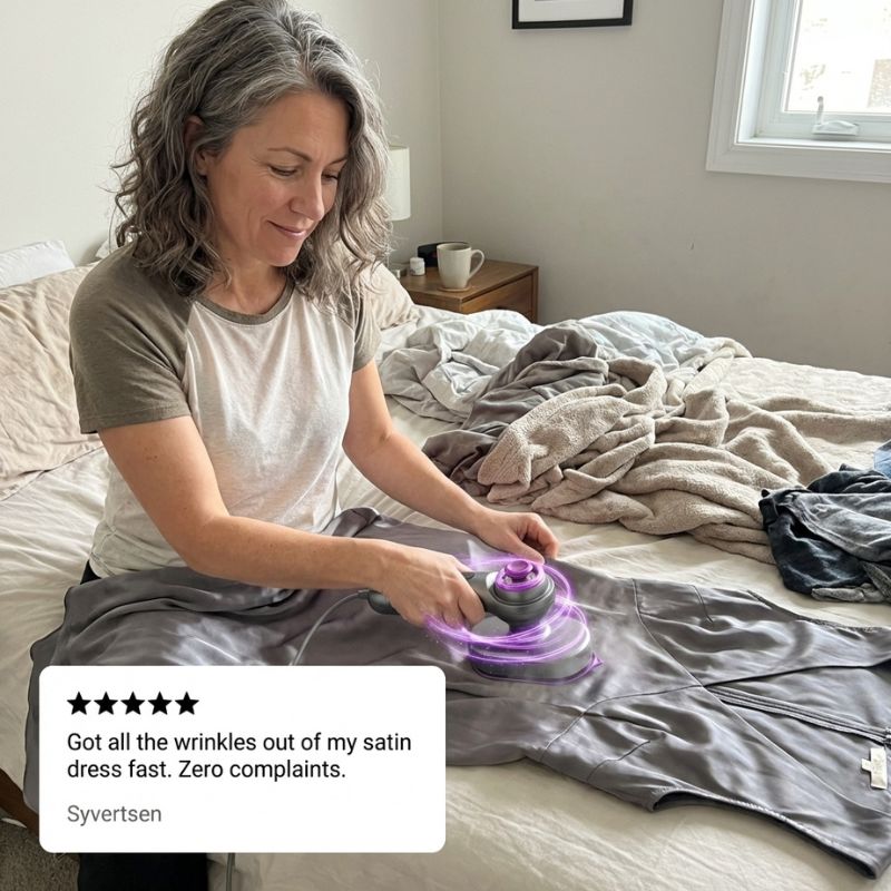 Presswick™ – 2-in-1 Portable Handheld Garment Steamer &amp; Travel Iron + 50% OFF